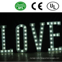 Professional Front Lit LED Bulb Letter Signs